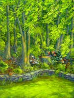 Green, Green, Green and a Monk